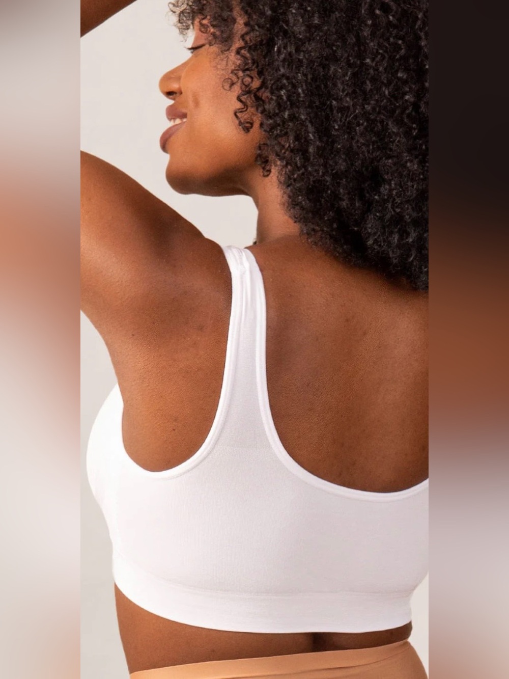 NEW Shapermint Truekind® Everyday Throw-On Wireless Bralette 4XL 4X Chai - Picture 4 of 11